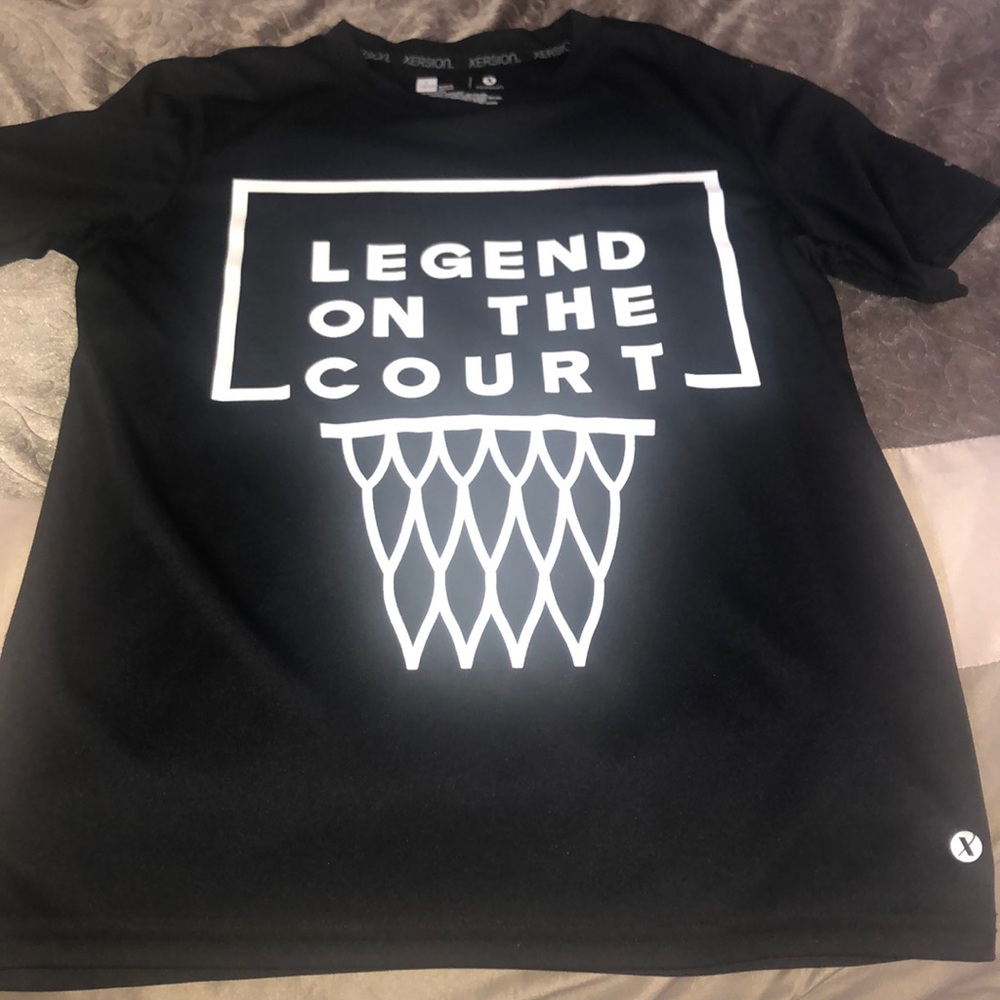 Xersion Black Dry fit Basketball shirt youth large
